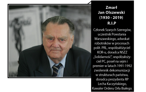 Zmarł Jan Olszewski