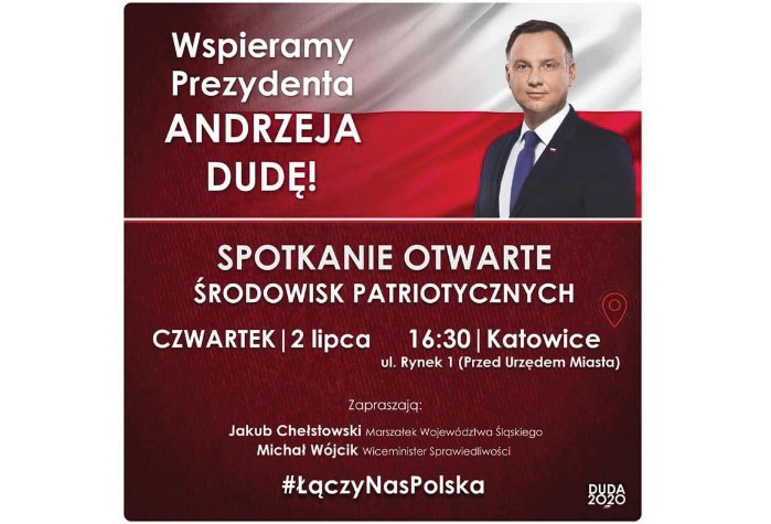 wiec poparcia