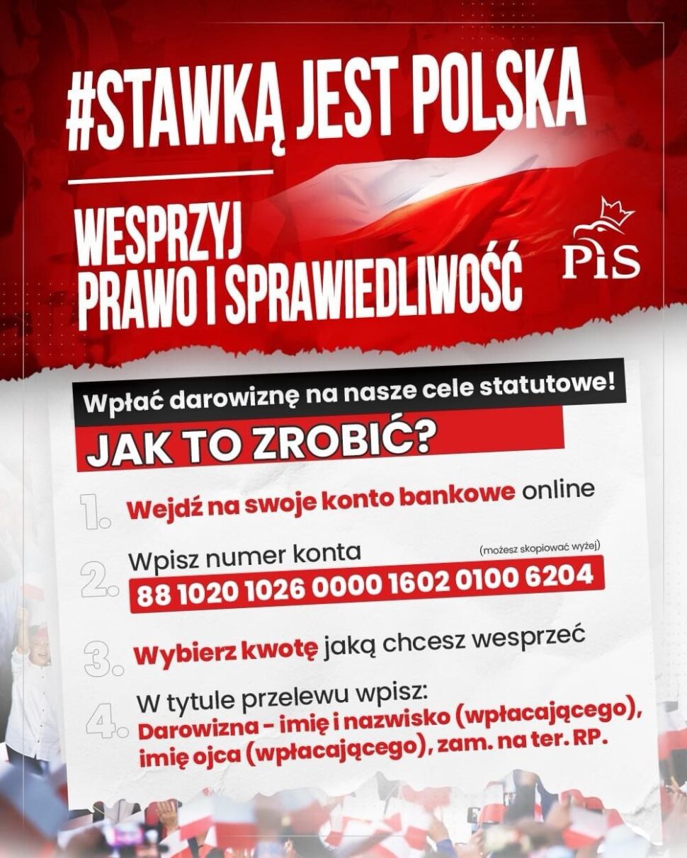 Wsparcie dla PIS