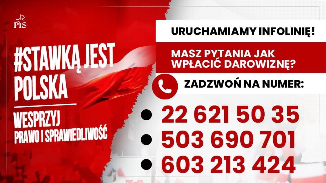 Wsparcie dla PIS